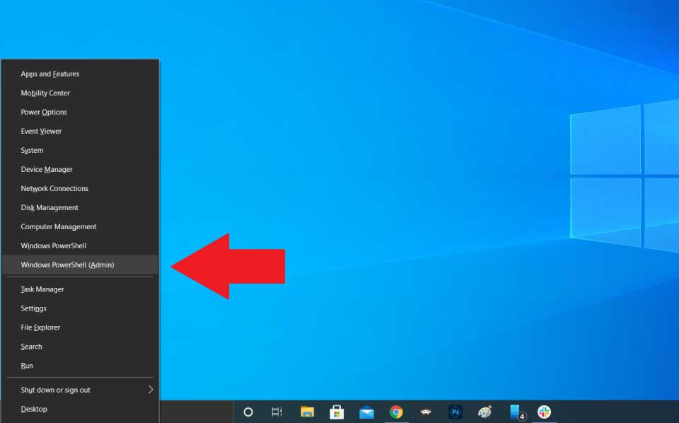 Windows PowerShell (Admin)