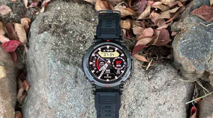بهترین ماندگاری با ساعت Amazfit T-Rex Ultra