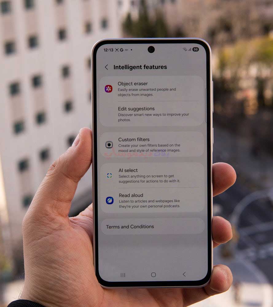 نرم افزار Galaxy A36
