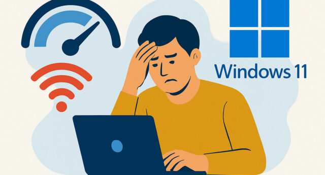 چرا ویندوز 11 اینترنت را کند می‌کند؟
