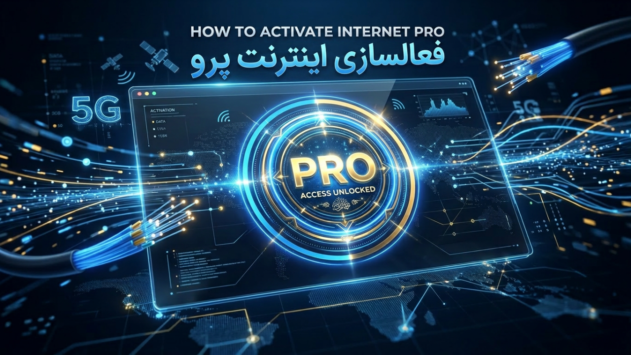 چگونه اینترنت پرو را فعال کنیم