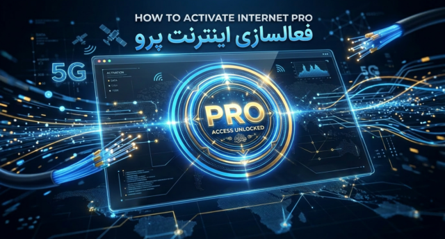چگونه اینترنت پرو را فعال کنیم