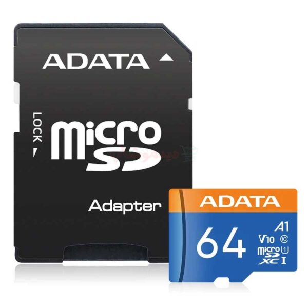 مموری ای دیتا مدل Premier V10 A1 ظرفیت 64 گیگابایت